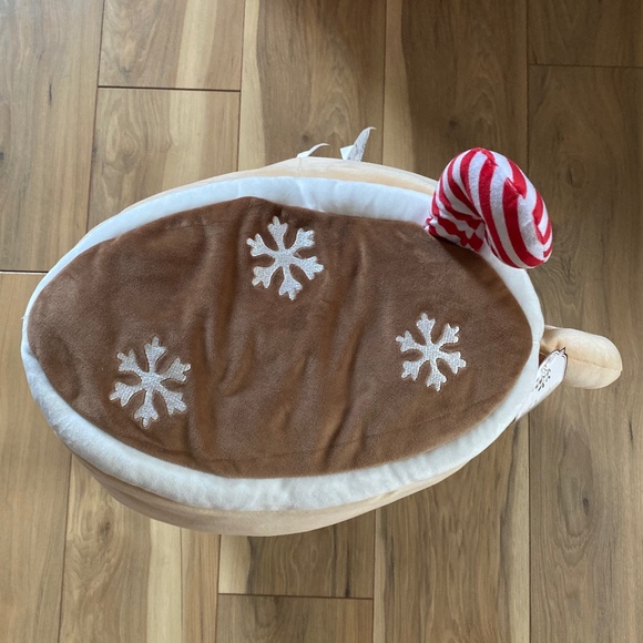 NWT Mint & Mistletoe Big Hot Chocolate Plush Pillow - Picture 3 of 4